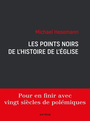 cover image of Les points noirs de l'histoire de l'Eglise